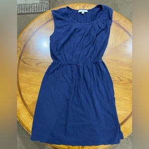 LOFT Navy Blue Sleeveless Dress